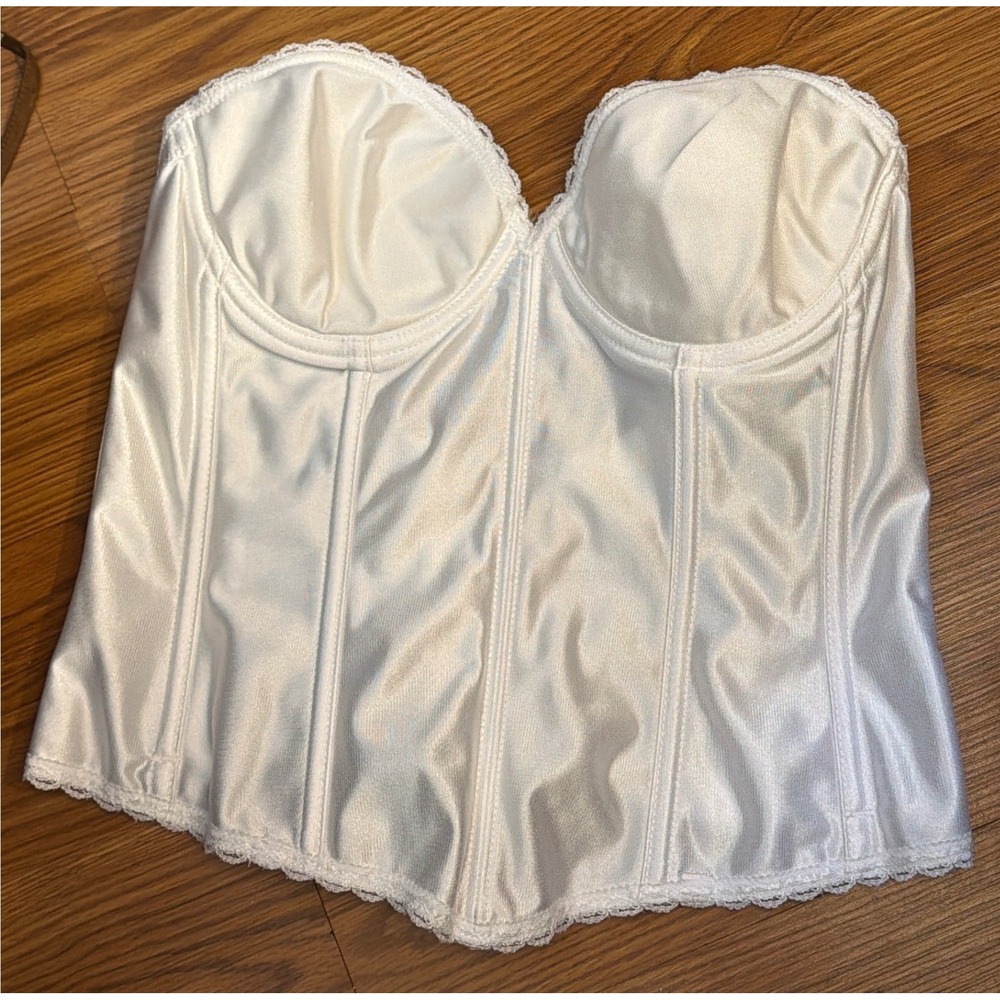 Vintage Empire Intimates Bustier Corset Top Coquette Bridal Regencycore 36B